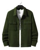 SS Jacquard Oversized Jacket Green