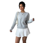 SS Flower Sweater