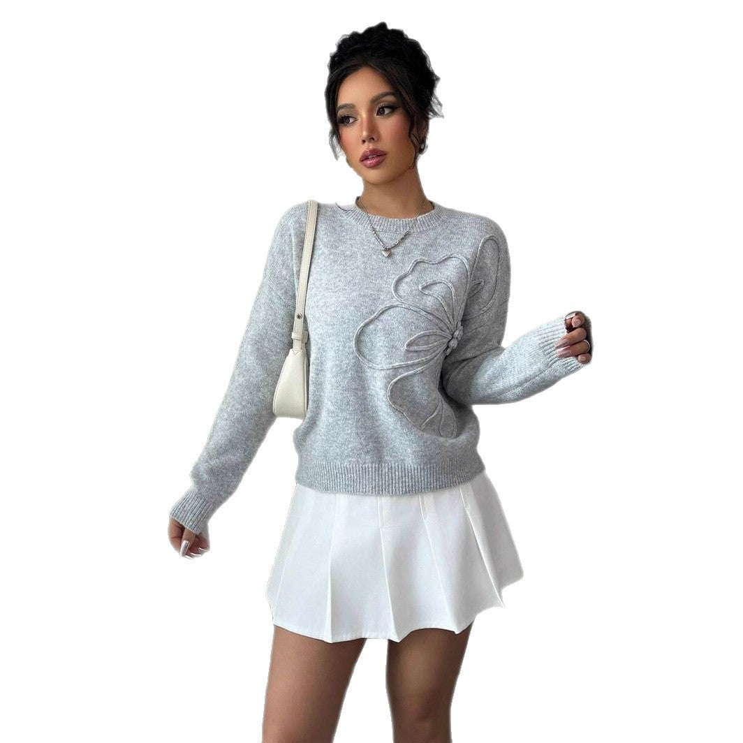 SS Flower Sweater