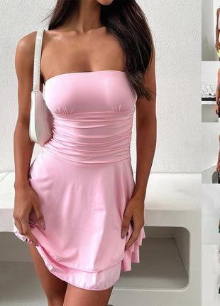 SS Tube-top Short Dress