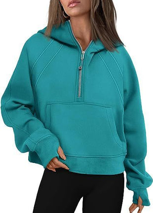 SS Women’s Zipper Hoodies Light green