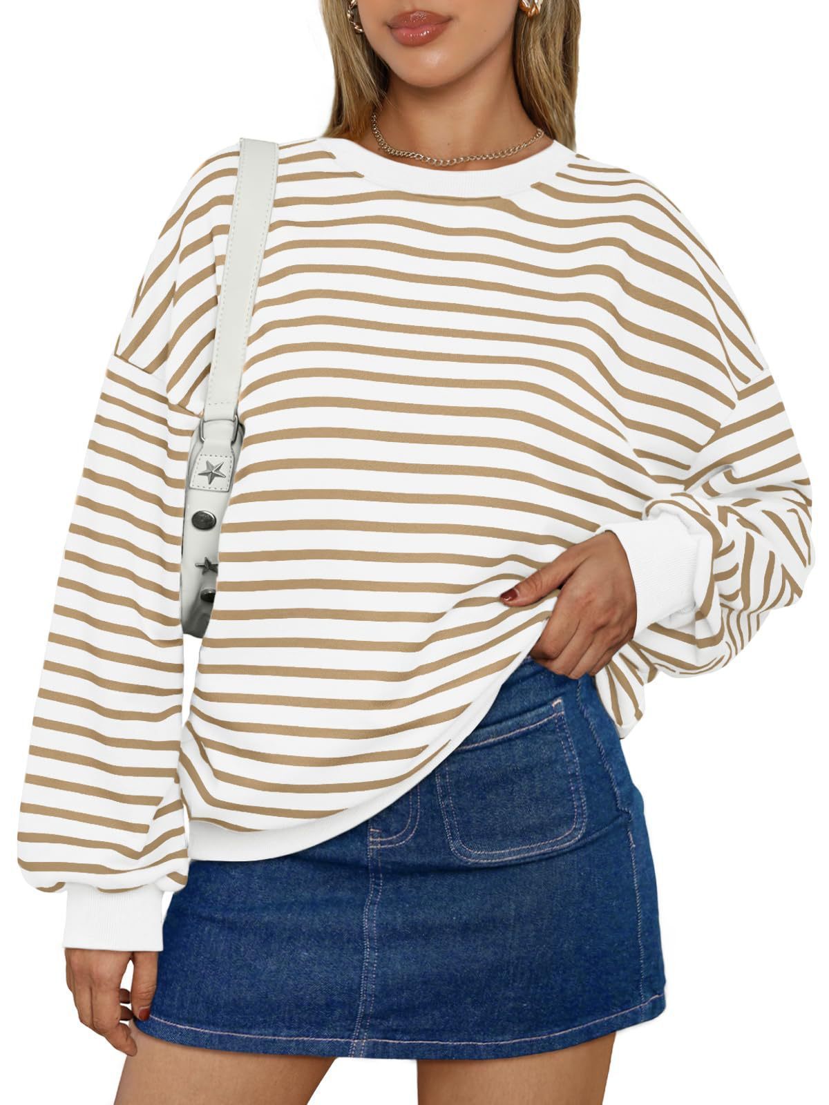 Oversized Sweatshirt Khaki